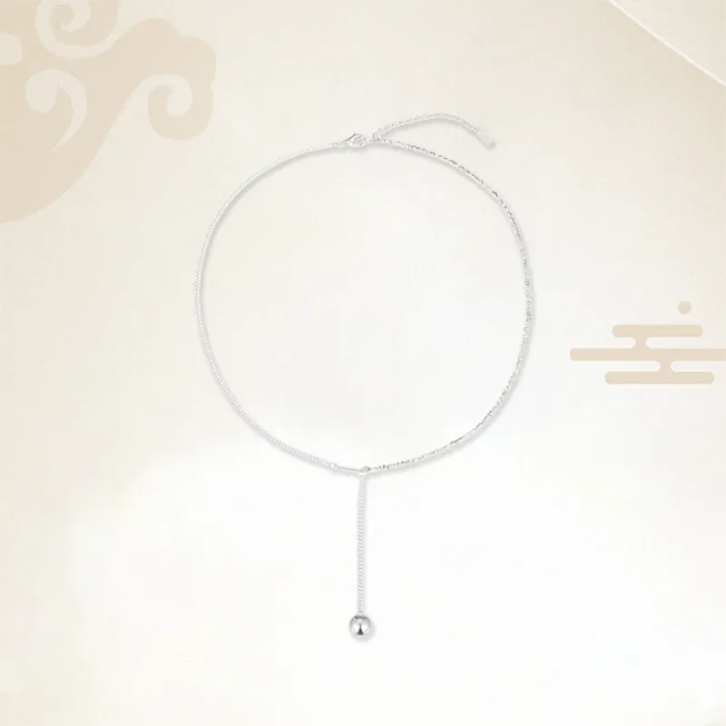 Chongqing Gold Store S925 Silver Necklaces Unisex-4