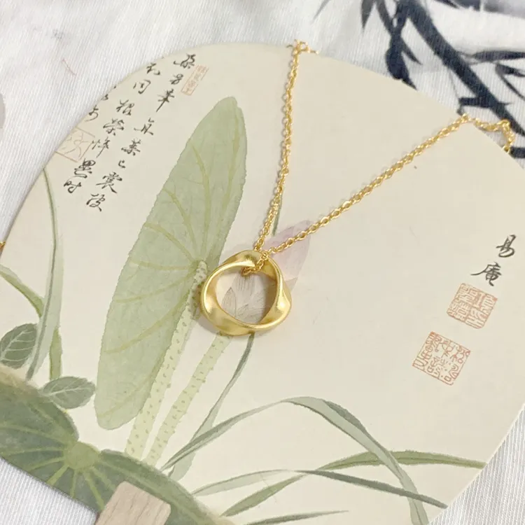 Chongqing Gold Store S999 Fine Silver Necklaces Women's-3