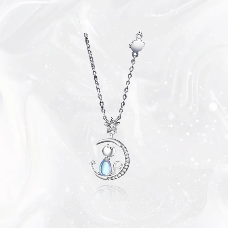 Chongqing Gold Store S925 Silver Necklaces Women's-3