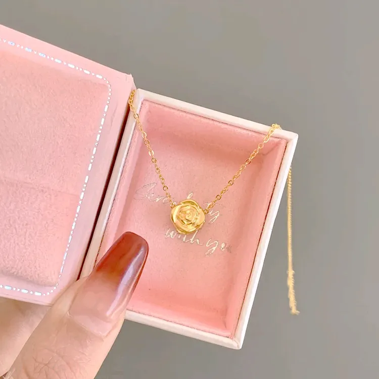 Chongqing Gold Store S999 Fine Silver Necklaces Women's-2
