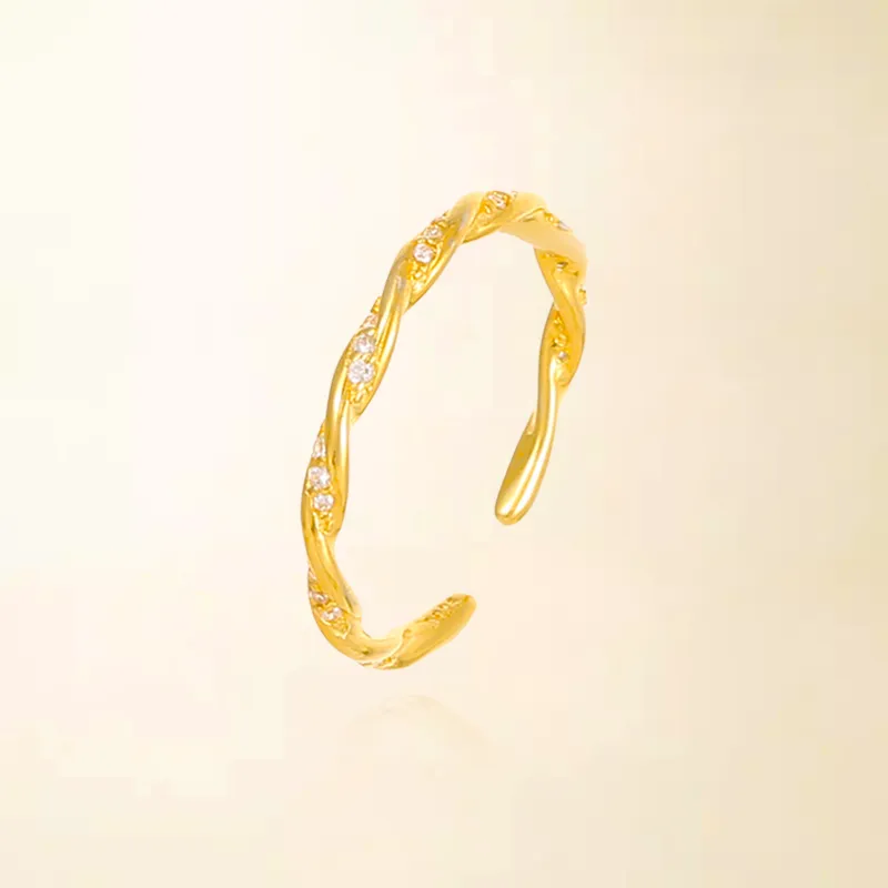 Chongqing Gold Store S925 Silver Rings Women's-1