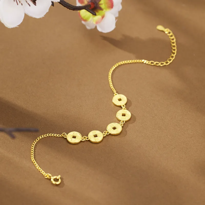 Chongqing Gold Store S925 Silver Bracelets Women's-1