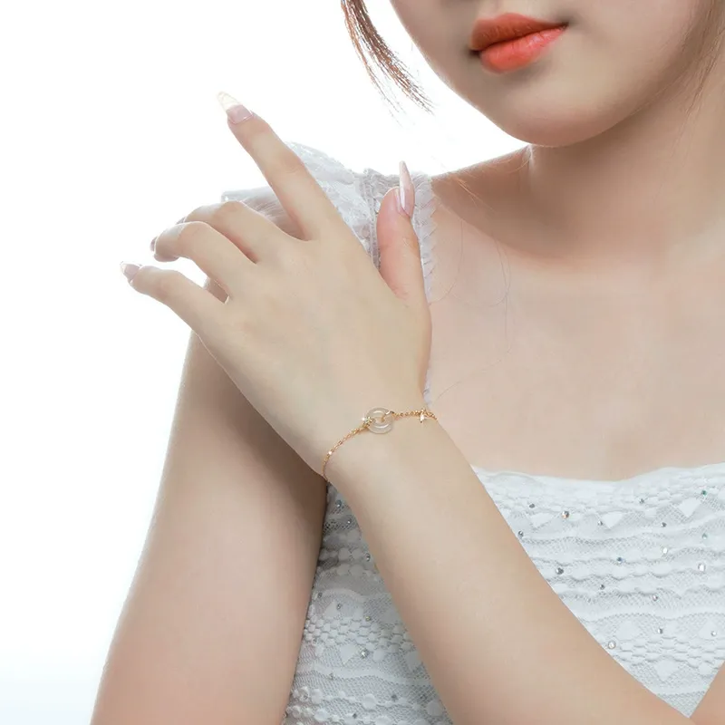 Chongqing Gold Store Chalcedony Bracelets Women's-1