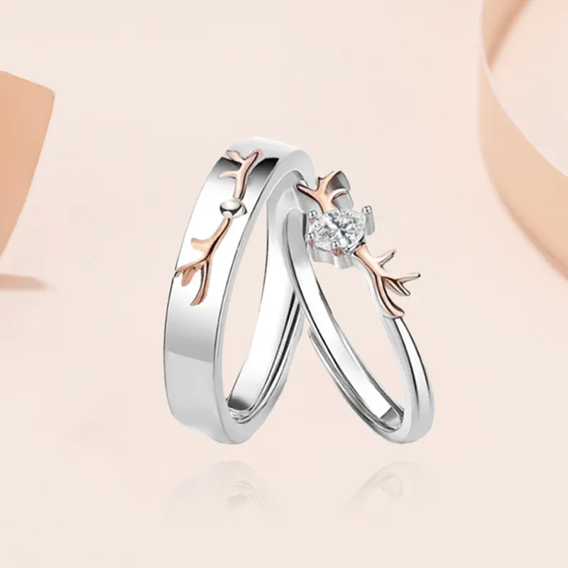 Chongqing Gold Store S925 Silver Rings Unisex-1