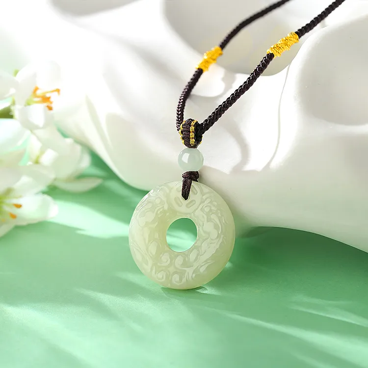 Chongqing Gold Store Chalcedony Necklaces Unisex-3