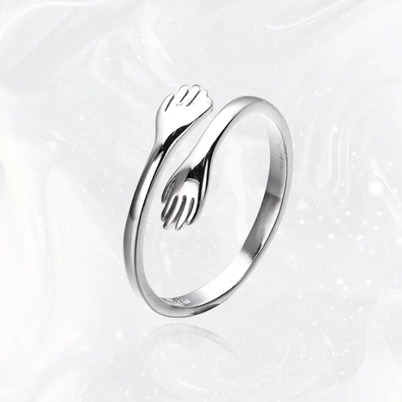 Chongqing Gold Store S925 Silver Rings Unisex Confession Anniversary-4