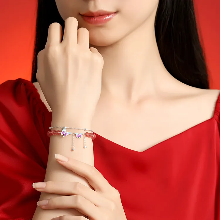 Chongqing Gold Store S925 Silver Bracelets Women's-1