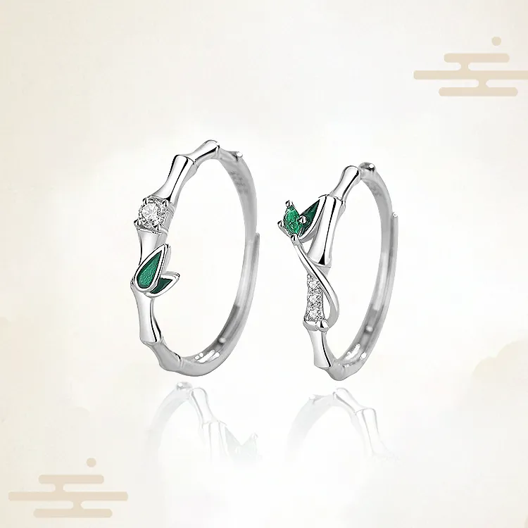 Chongqing Gold Store S925 Silver Rings Unisex-2