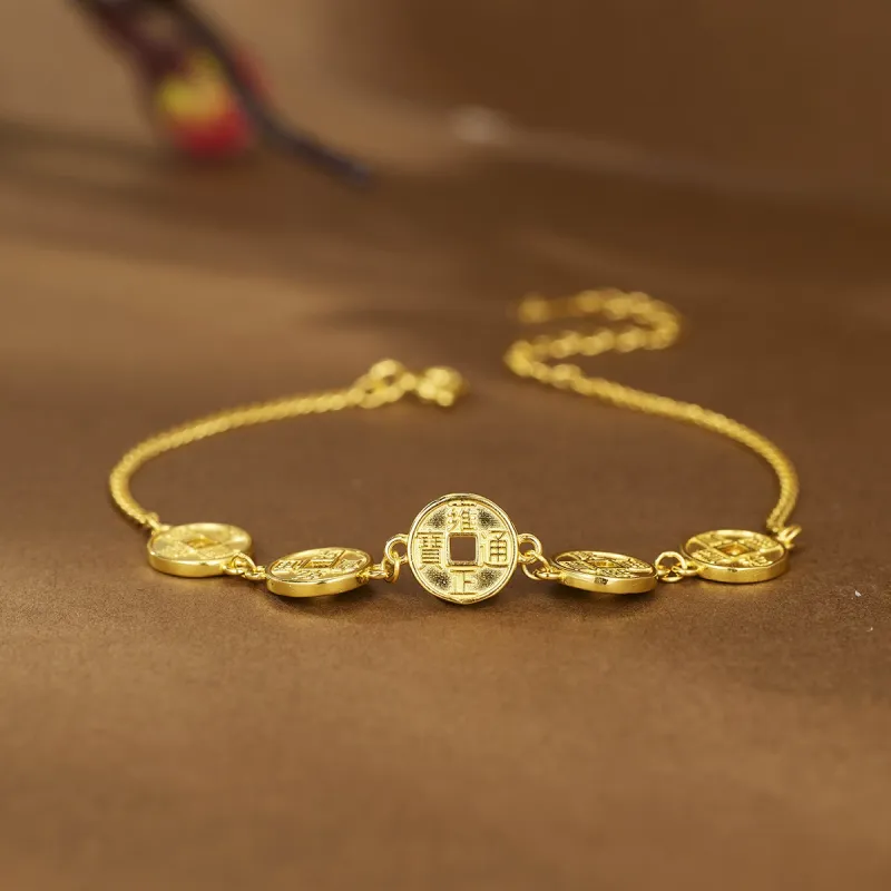 Chongqing Gold Store S925 Silver Bracelets Women's-2