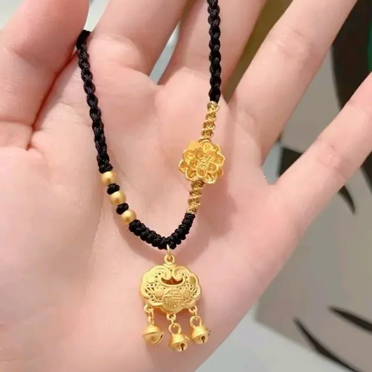 Chongqing Gold Store S 990 Silver Necklaces Unisex-3