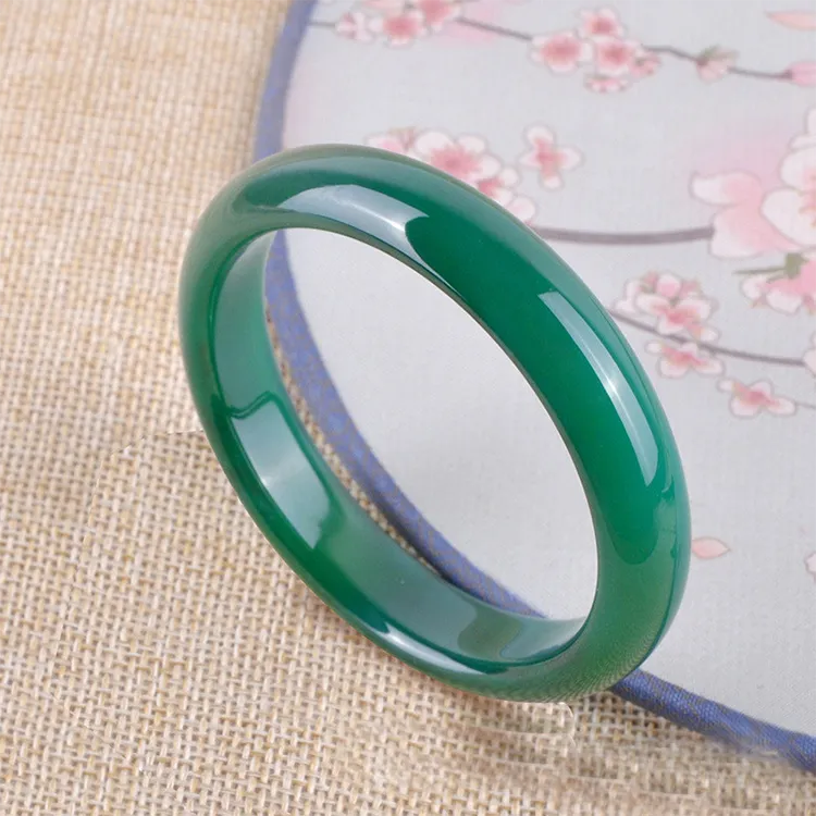 Chongqing Gold Store Colored Glaze Jade Bangles Unisex-3
