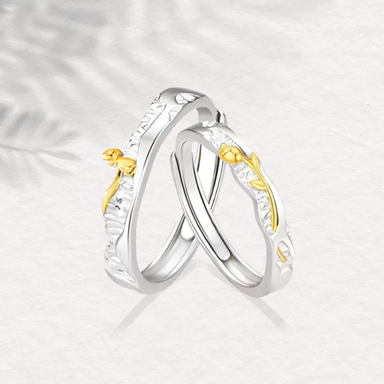 Chongqing Gold Store S999 Fine Silver Rings Unisex-2