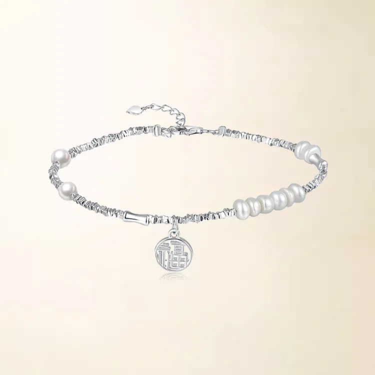 Chongqing Gold Store S925 Silver Bracelets Women's-6
