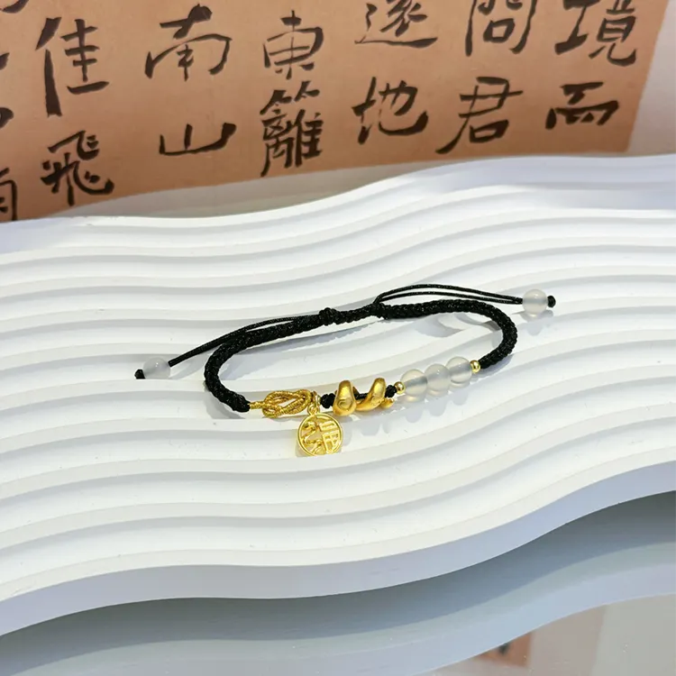 Chongqing Gold Store S 999 Fine Silver Bracelets Unisex-2