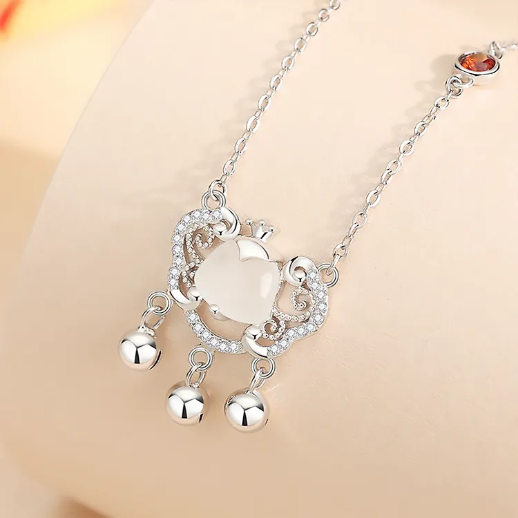 Chongqing Gold Store S925 Silver Necklaces Women's-1