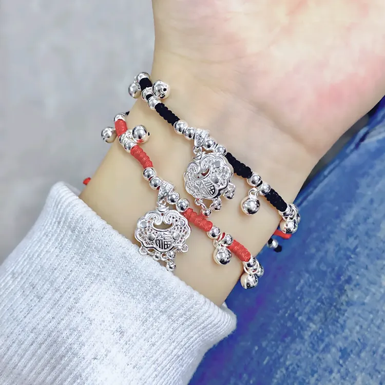 Chongqing Gold Store 990 Silver Bracelets Women's-4