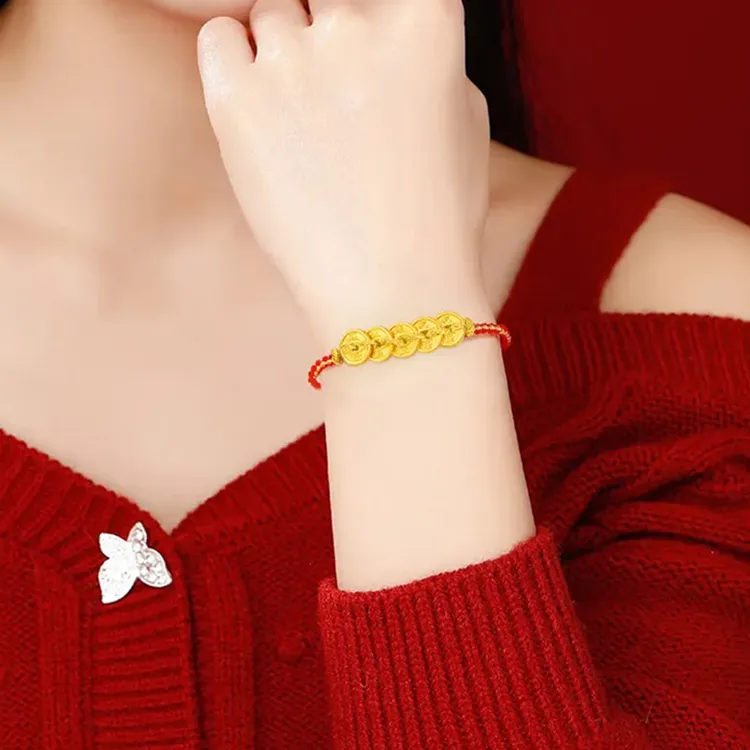 Chongqing Gold Store 999 Fine Silver Bracelets Women's-2