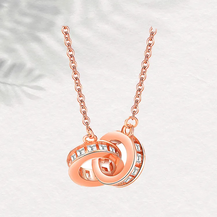 Chongqing Gold Store S925 Silver Necklaces Unisex-4