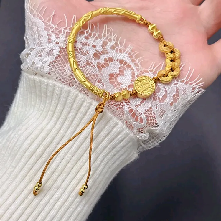 Chongqing Gold Store S999 Fine Silver Bracelets Women's-4