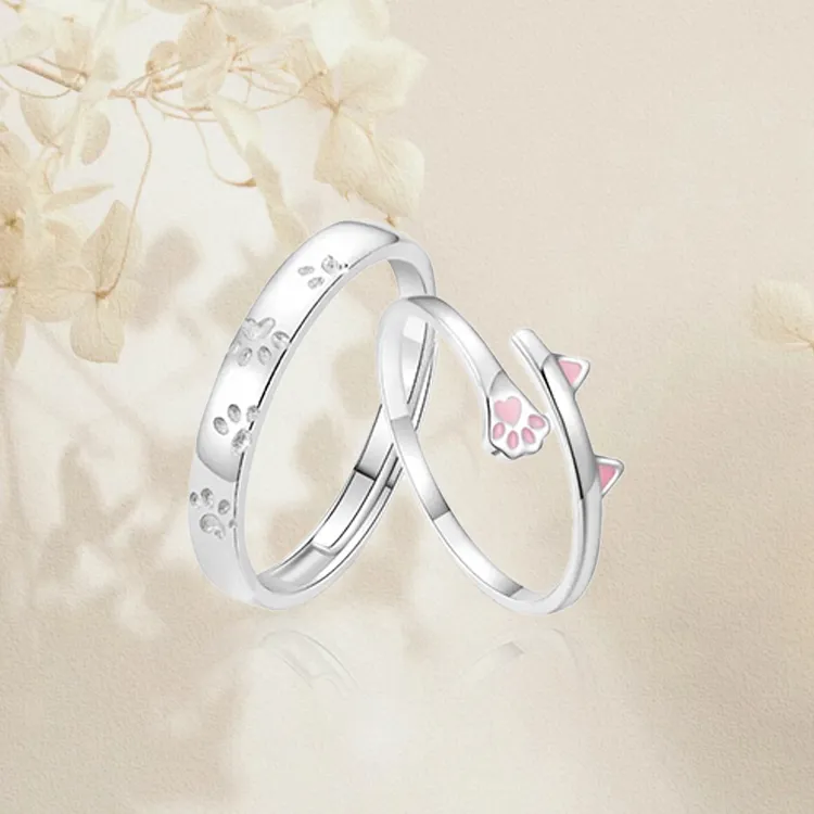 Chongqing Gold Store S925 Silver Rings Unisex-2