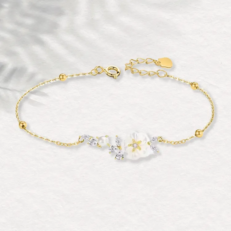 Chongqing Gold Store S925 Silver Bracelets Women's-4