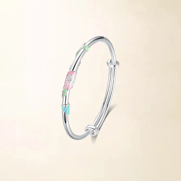 Chongqing Gold Store S999 Fine Silver Sterling Silver Bracelets Women's-5