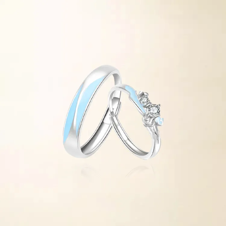 Chongqing Gold Store S925 Silver Rings Unisex-2