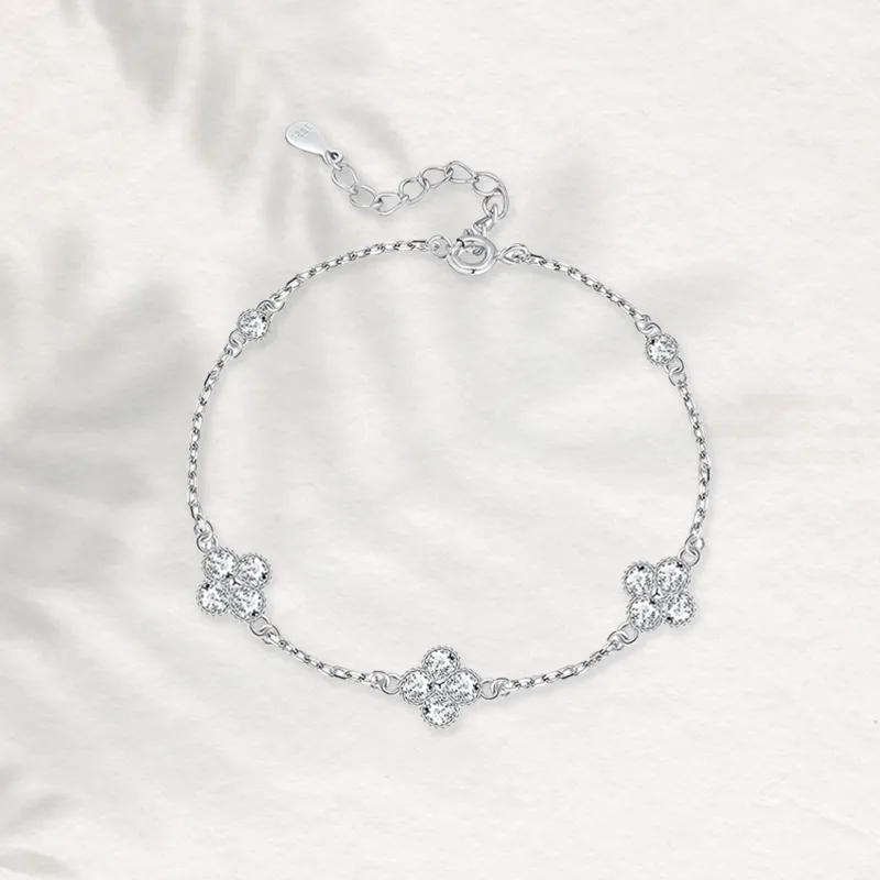 Chongqing Gold Store S925 Silver Bracelets Women's-1