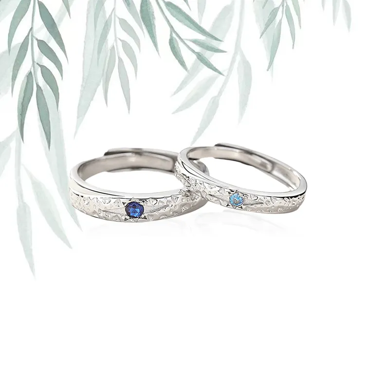 Chongqing Gold Store S925 Silver Rings Unisex-4