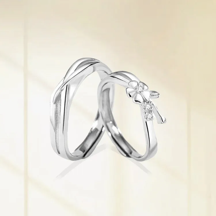 Chongqing Gold Store S925 Silver Rings Unisex-3