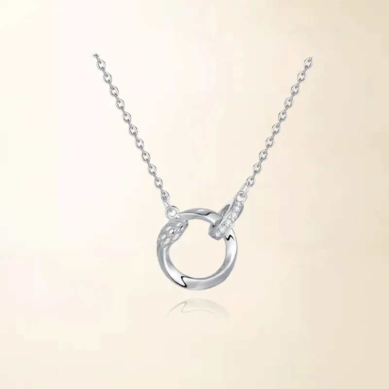 Chongqing Gold Store S925 Silver Necklaces Women's-1