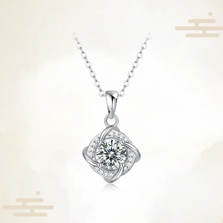 Chongqing Gold Store S925 Silver Necklaces Unisex-4
