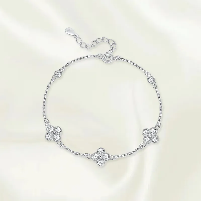 Chongqing Gold Store S925 Silver Bracelets Women's-4