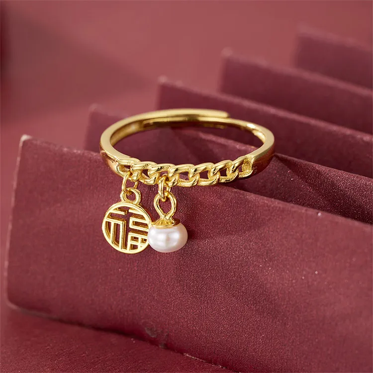 Chongqing Gold Store S925 Sterling Silver/Chalcedony Rings Unisex-1