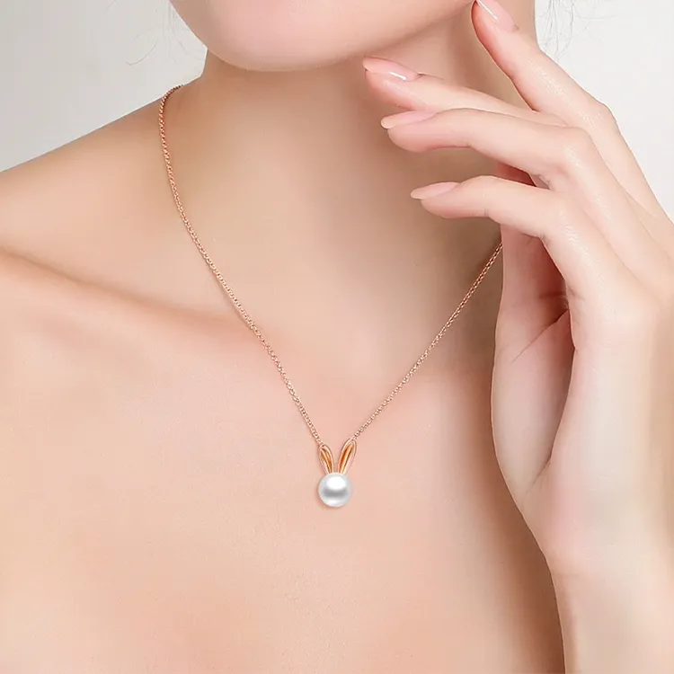 Chongqing Gold Store Freshwater Pearl Necklaces Women's-2