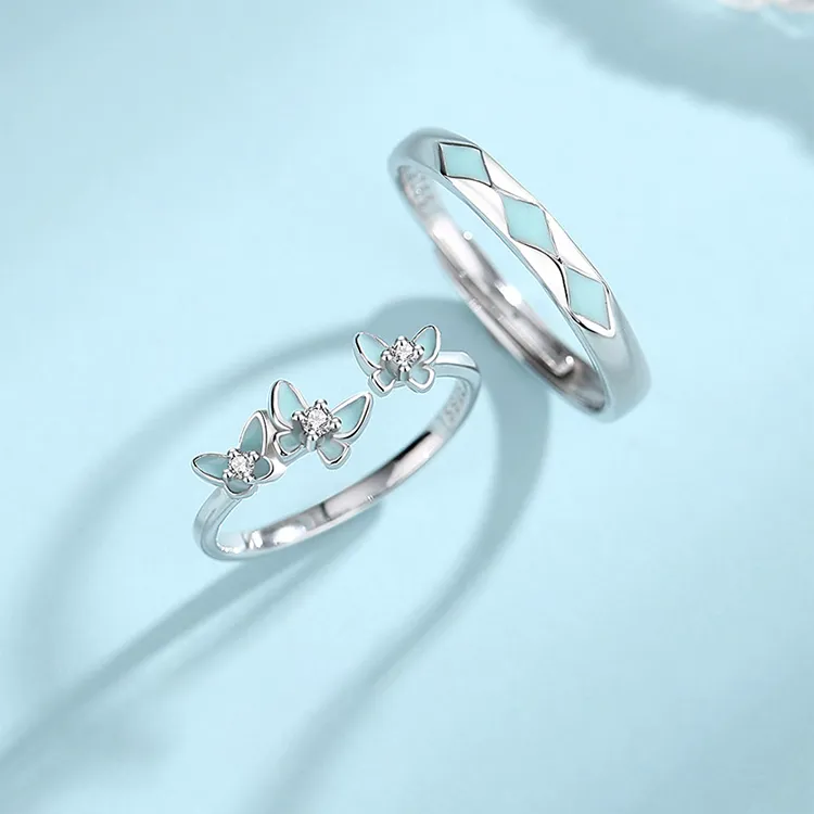 Chongqing Gold Store S925 Silver Rings Unisex-2