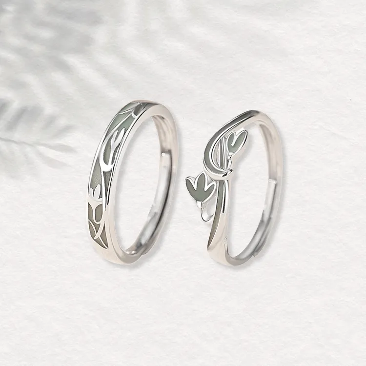 Chongqing Gold Store S925 Silver Rings Unisex-2