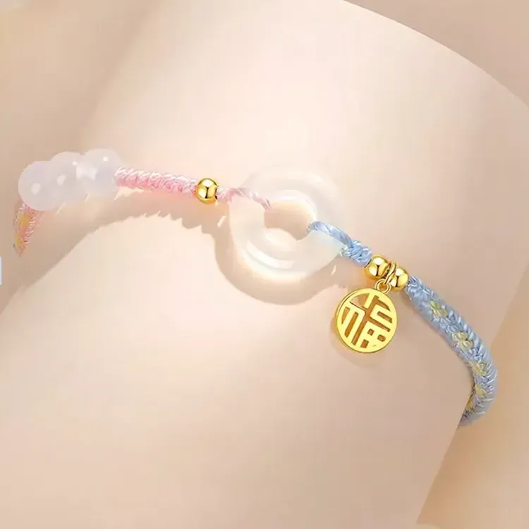 Chongqing Gold Store Colored Glaze Bracelets Unisex-2