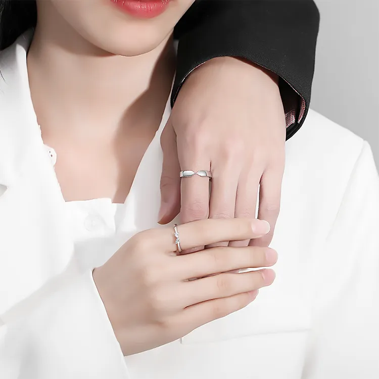 Chongqing Gold Store S925 Silver Rings Unisex-4
