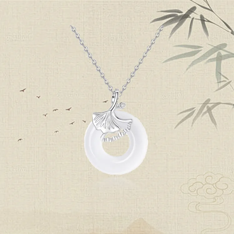 Chongqing Gold Store Chalcedony Necklaces Unisex-4