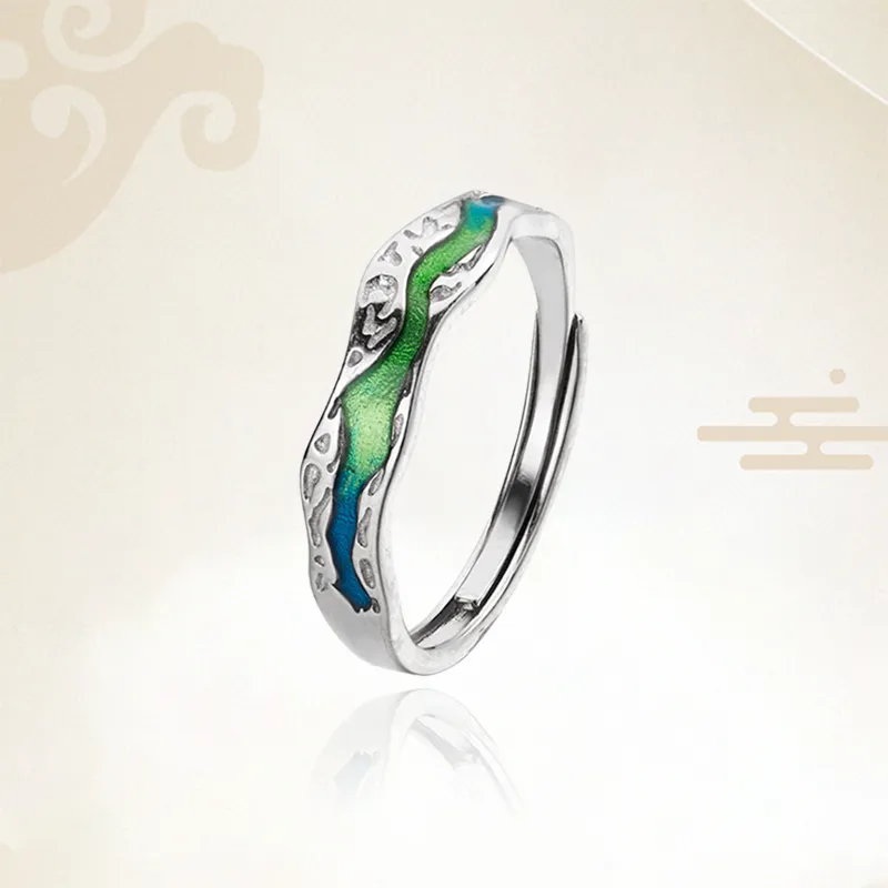 Chongqing Gold Store S925 Silver Rings Unisex-3