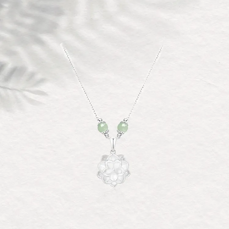 Chongqing Gold Store 999 Fine Silver Necklaces Women's-4