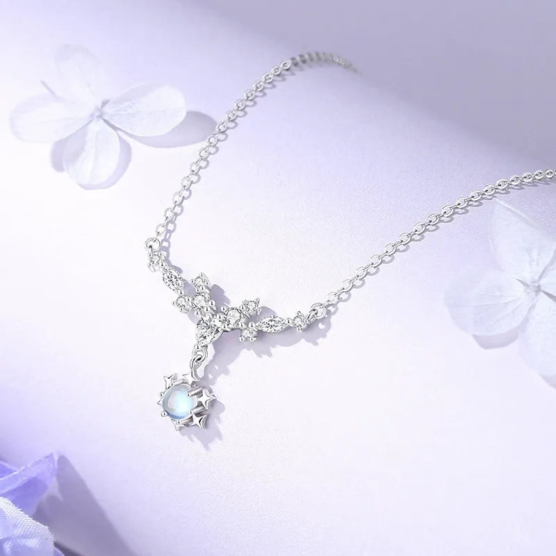 Chongqing Gold Store S925 Silver Necklaces Women's-2