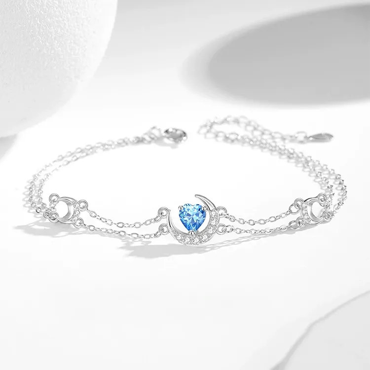 Chongqing Gold Store S925 Silver Bracelets Women's-4