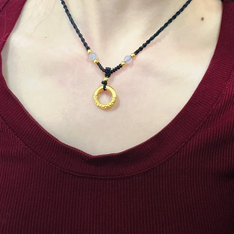 Chongqing Gold Store Agate Necklaces Unisex-4
