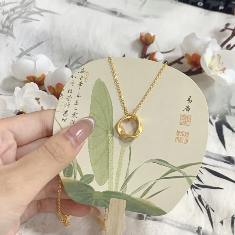 Chongqing Gold Store S999 Fine Silver Necklaces Women's-1