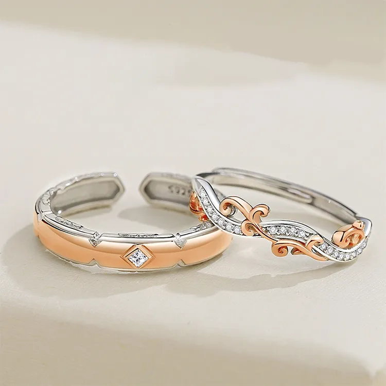 Chongqing Gold Store S925 Silver Rings Unisex-4