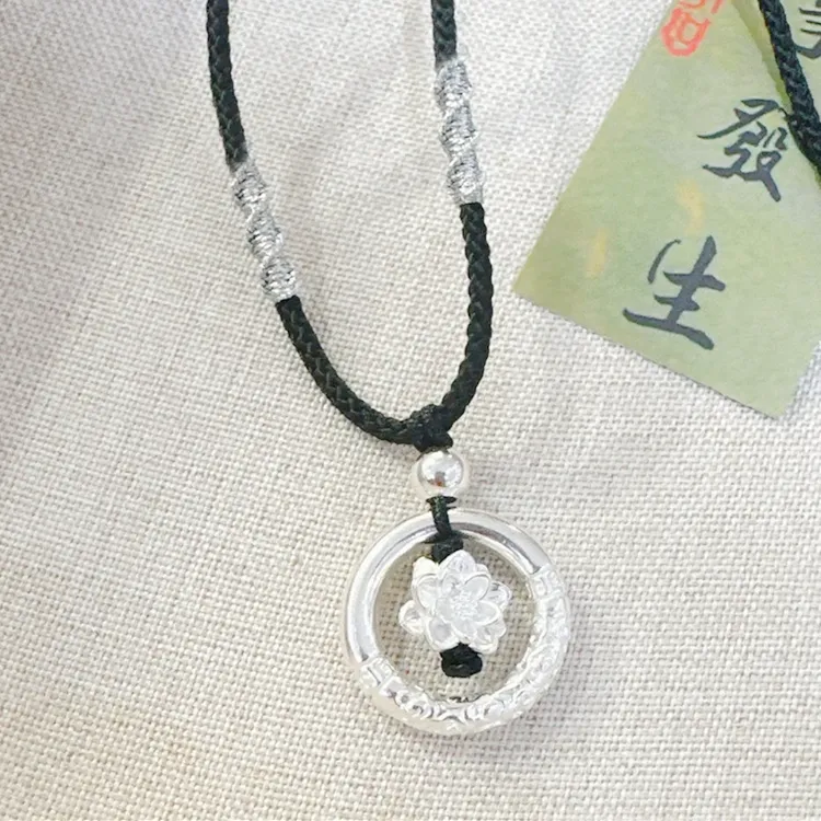 Chongqing Gold Store 999 Fine Silver Necklaces Unisex-3