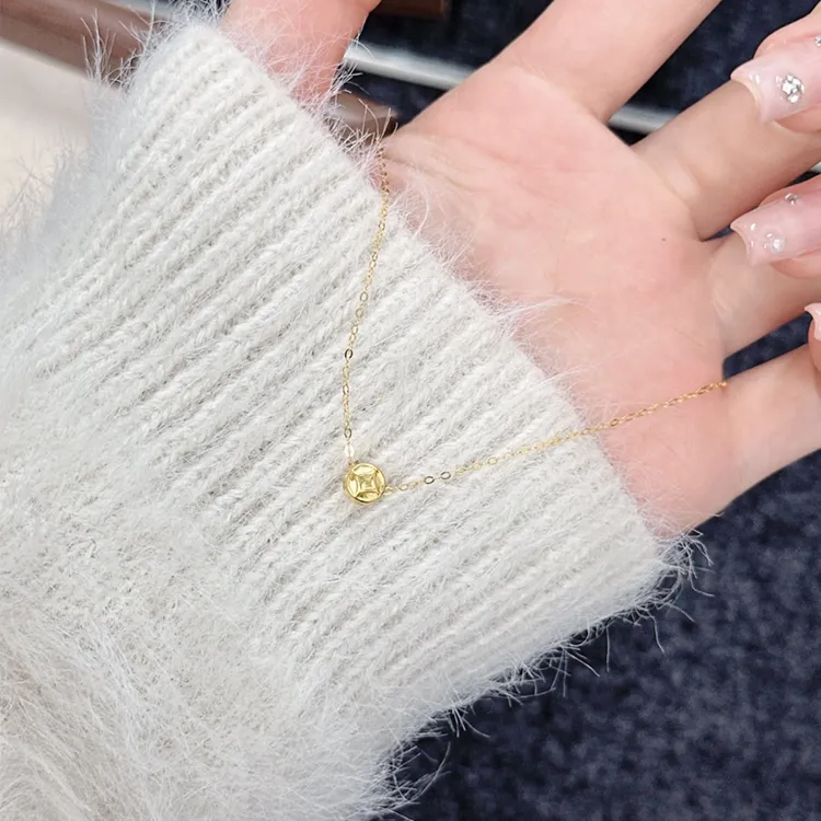 Chongqing Gold Store S925 Silver Necklaces Unisex-4