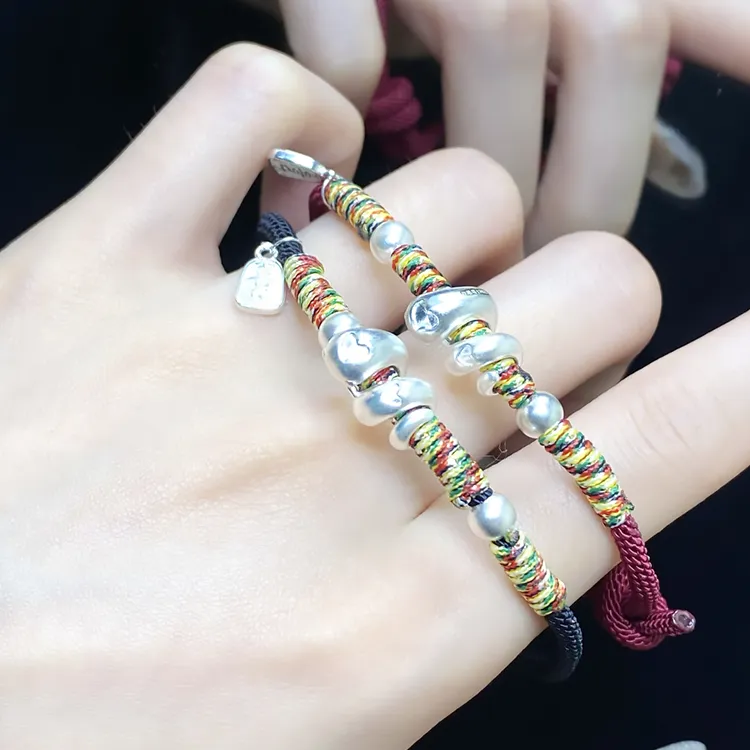 Chongqing Gold Store S925 Silver Bracelets Unisex-5